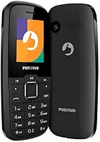 Celular Positivo P26 4G Tela 1,8", Câmera traseira, 48MB RAM 128MB, Bluetooth, Modem Tethering - Preto