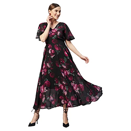 Rare Women's Polyester A-Line Maxi Casual Dress