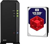  Synology DiskStation DS118 NAS-Server 4TB 1 Bay bepiezat con WD Red DS118-4TB-RED