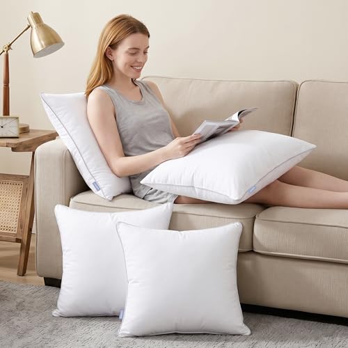 Insertos de almohada Leeden de algodón puro para un volumen duradero 8