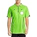TopTie Maglia da Arbitro di Calcio da Uomo Ufficiali PRO Magliette da Arbitro a Manica Corta-Verde-XL