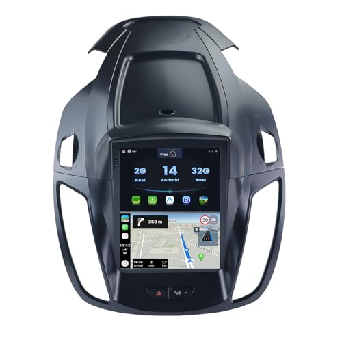 MISONDA 2 Go + 32 Go Autoradio 9.7 Pouces Android 14 pour Ford Kuga (2012-2018) Escape (2013-2019) C-Max MK2 (2012-2019) avec Navigation GPS, BT, USB, CarPlay,...