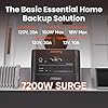 Jackery HomePower 3000 Portable Power Station with Hand Truck, 3600W (Surge 7200W) Output, 3072Wh LFP Battery Solar Generator, Essential Backup for Home Use, Power Outage, RV, Emergencies