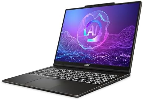 MSI Venture A16 AI+ A3HMG-016AU, 16" 2K OLED 120Hz Business & Productivity Laptop, AMD Ryzen AI 5 340, 16GB DDR5, 512GB SSD, AMD Radeon Graphics, Windows 11, Solid Gray