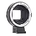 Foto4easy EF-NEX IV Electronic Auto Focus AF Lens Adapter for Canon EF EF-S Lens to Sony A7 A9 A7R A7RII A7RIII A7S A7SII A7MIII A6500 A6400 A6300 A6000 A5100 NEX7 E-Mount Digital SLR Cameras