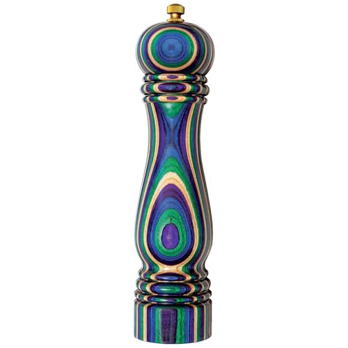 Baltique Mumbai Pepper Grinder – 8 Inch Colorful Wooden Pepper