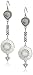 Lucky Brand Silver Double Major Drop Earrings