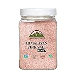 Himalayan Chef Himalayan Pink Salt Fine Grain, Plastic Jar-5 lbs