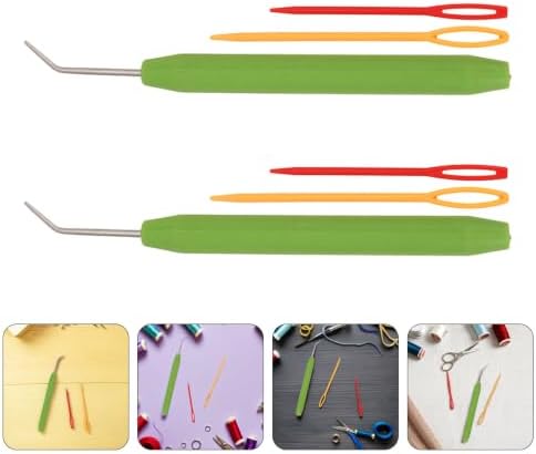 Crochet Hook Set with Ergonomic Handle for Yarn Crafts — view 8
