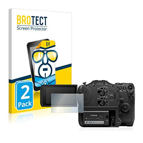 BROTECT Protector Pantalla para Canon EOS C70 Protector Transparente (2 Unidades) Anti-Huellas