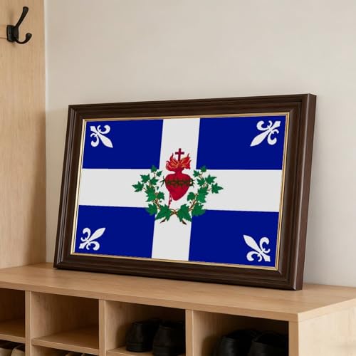 Drapeau du Sacré-Cœur impression sur toile haute définition grand format