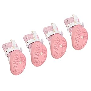 DAUERHAFT-4PcsLot-Pink-Breathable-Dog-Boots-Pet-Dog-Shoes-Puppy-Non-Slip-Breathable-Mesh-Outdoor-Walking-Boots-Suitable-for-Aily-Wearing-Size2 - Cucciolini Doodles   DAUERHAFT-4PcsLot-Pink-Breathable-Dog-Boots-Pet-Dog-Shoes-Puppy-Non-Slip-Breathable-Mesh-Outdoor-Walking-Boots-Suitable-for-Aily-Wearing-Size2