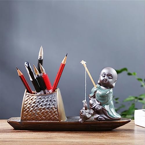 Rangement bureau étudiant en céramique décoratif et multifonctionnel