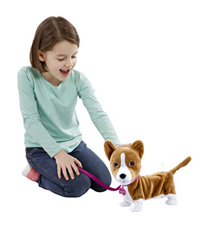 Animagic Lizzy the Walking Corgi, Interaktives Stofftier ab 2 Jahren, Plüschtier Hund