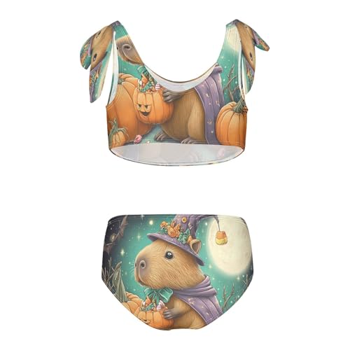 Dussdil Girls Swimsuit 2 Piece Swimwear Bikini Set Bathing Suit for Girl Kids 3-12T2