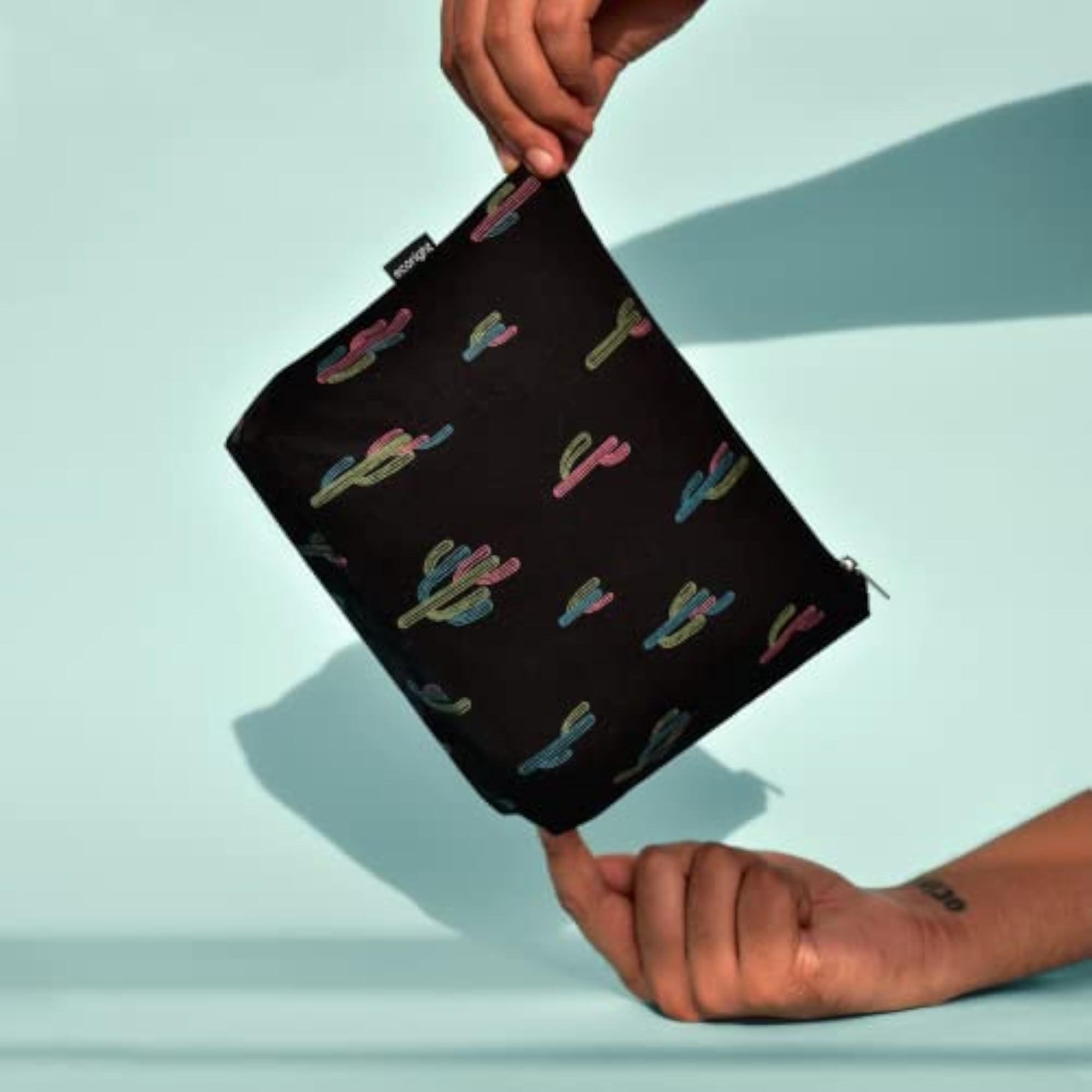 Ecoright Makeup Pouch for Girls, Canvas Cosmetic Storage