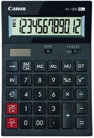 Canon AS1200HB Calculator Desktop Basic Grey - 4