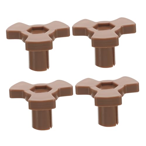 OHPHCALL 4 piezas Soporte Giratorio para Plato Microondas Eje Acoplador Resistente y Fácil de Instalar Repuesto para Horno Microondas con Material Plástico Duradero y Alta Capacidad de