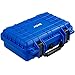 Eylar Protective Gear and Camera Hard Case Waterproof Dry Box with Foam 11.6 Inch 8.3 Inch 3.8 Inch (Blue)
