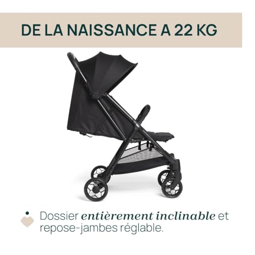 Poussette bébé légère Chicco Urbino Noir | De 0 mois à 22 kg