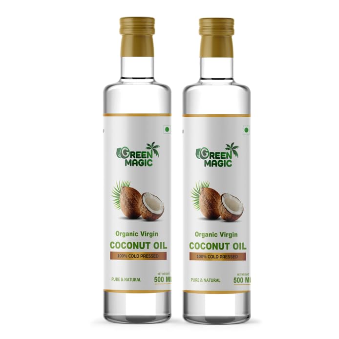 See full amazon price history chart for green magic virgin coconut oil|Free TCW|Fresh|Organic|100% Pure|100% Cold pressed|Skin care|Hair care|Cooking|Health care|Healthylifestyle|Natural (Offer pack(500+500ml)) green magic virgin coconut oil|Free TCW|Fresh|Organic|100% Pure|100% Cold pressed|Skin care|Hair care|Cooking|Health care|Healthylifestyle|Natural (Offer pack(500+500ml)) (B0CCV2KR6S) Amazon Price History, Amazon Price Tracker