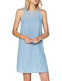 Modisches edc Kleid edc by ESPRIT Damen 040CC1E337 Kleid, 903/BLUE Light WASH, L