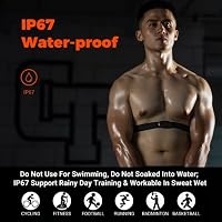 COOSPO H6M Herzfrequenzmesser Pulsgurt Brustgurt Bluetooth ANT+ Konnektivität, Herzfrequenz Sensor EKG-Messung IP67 Wasserdichter, Kompatibel mit Wahoo, Elite HRV, Rouvy, adidas Run, Kinomap, Pulsoid – Ansicht 4