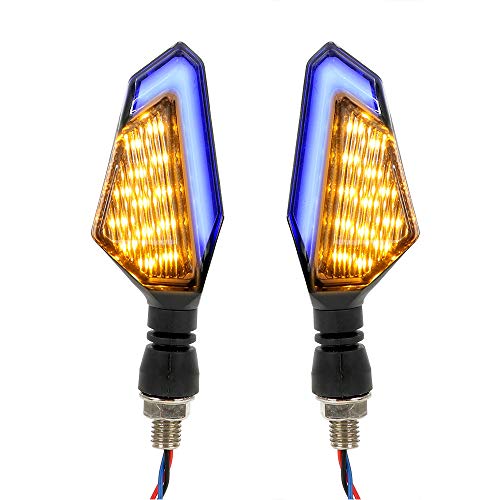 Clignotant pour moto LED 12V universel feu signalisation arrière avant deux-roues