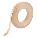 Birch Veneer Edge Banding, 3/4 Inch x 50Ft Pre-Glued Flexible Plywood Edge Banding Tape Real Wood Iron on Veneer Edging Tape with Hot Melt Adhesive Wood Trim for Furniture Panels Restoration