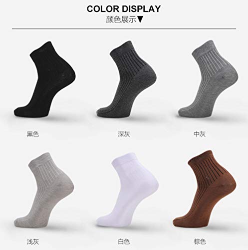 Comfortabel ademend comfort mannen outdoor sokken verticale strepen dubbele naald klassieke business casual mannen buis katoen sokken F modellen 8 paar - Afbeelding 3