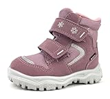 Semelle extérieure flexible Superfit Bébé Fille Husky1 Botte de Neige, Violet/Rose 8510, 20 EU