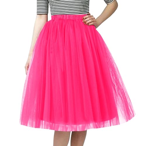 Jupe en tulle longue classique et unie pour déguisement de carnaval ou tenue élégante chic