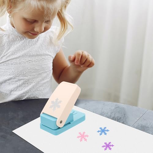 Perforadora de papel para álbumes DOITOOL portátil de plástico abs y aleación resistente 7