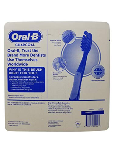 Image of Oral-B Charcoal Toothbrush, Soft (Pack of 6)