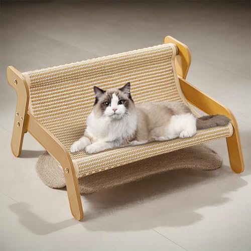 Arbre à chat pour canapé et grattoir multifonction pour chats d'intérieur avec protection - 4