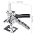 QWSNED Labor Saving arm,Tile Lifting Locator,All-Steel Wall Tile Height Adjustment,Precision Clamping Tool,Hand Tool Jack