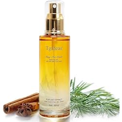 Tgideas Hair Oil Spray - Leave-in Hair Conditioning Oil with Jojoba Oil and Shea Butter -Clear Hair Oil Spray - For Dry Hair, Curly Hair, Detangling, Styling and Moisturizing- for Women & Men