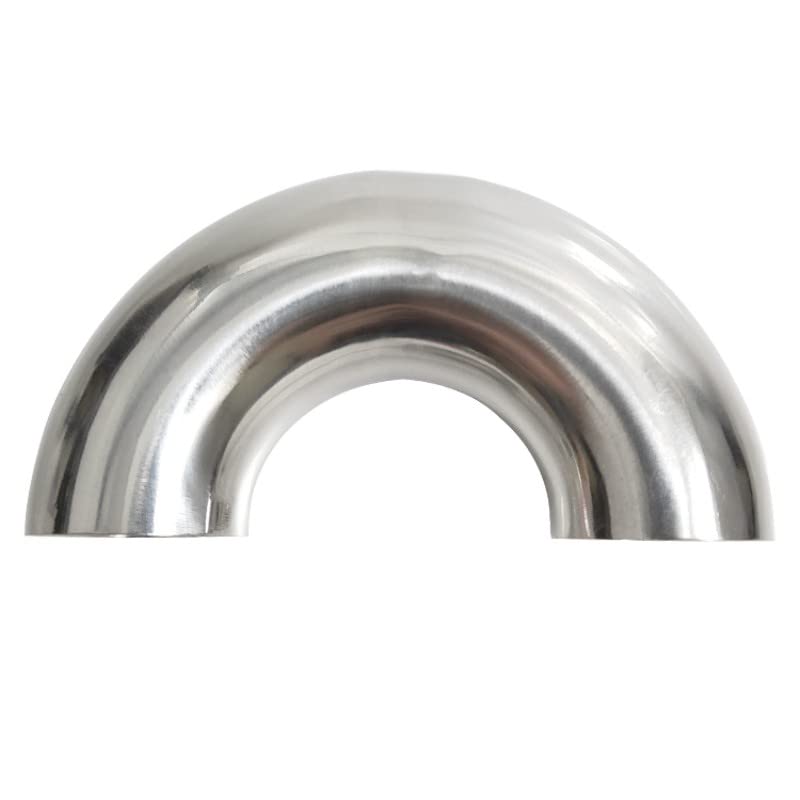 Codo de acero 180 grados para reparar fugas y desviar tuberías de 32mm 6
