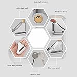 Safety-Disc-Lock-Motorcycle-Bike-Anti-Theft-Wheel-Disc-Brake-Lock-Padlock-Waterproof-Loud-for-Motorcycle-Bike-Scooters-Mountain-Road-Cycling-Rotor-Disc-Brake-Wheel-Lock-Prevent