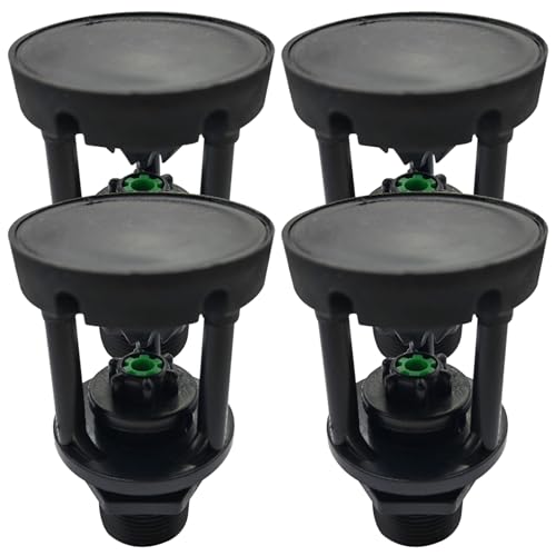 Garden Sprinkler 4PCS 3/4" Wobbler Irrigation Sprinkler 360 ° Rotary Watering Nozzles External Thread Irrigation Spray Nozzle Water Saving Wobbler Sprinkler for Grass Lawn Farmland Garden Sprinkler