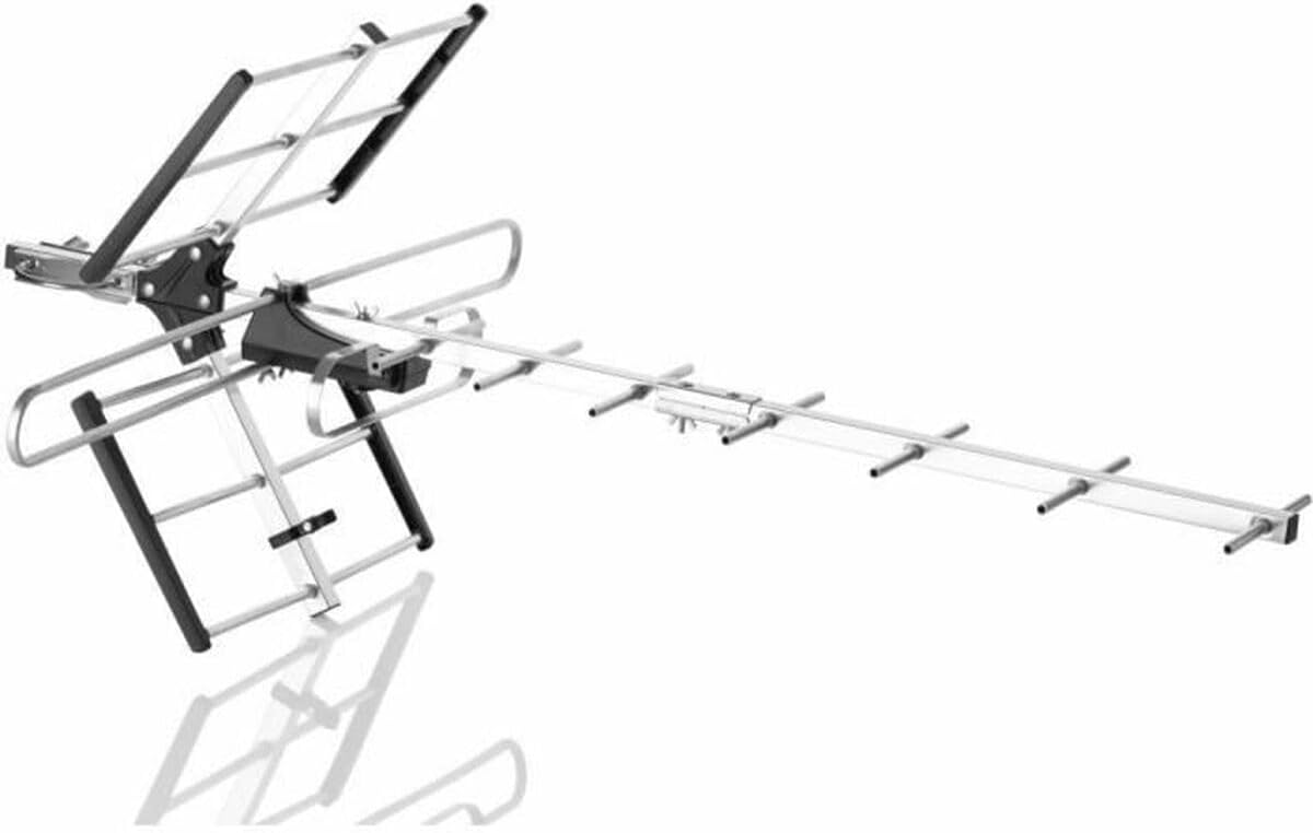 One For All SV 9357 Outdoor Mono TV Antenna - TV Antenna (DAB, DAB+, DVB-T, DVB-T2, 420 mm, 870 mm, 737 mm)