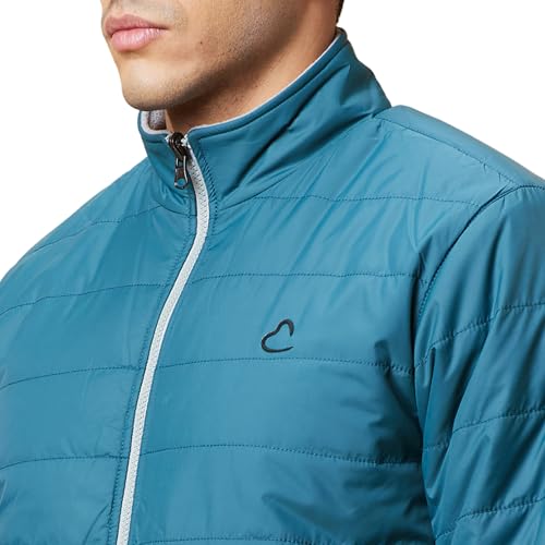 Image of Being Human Turquoise Regular Fit Men's Jacket Clothing