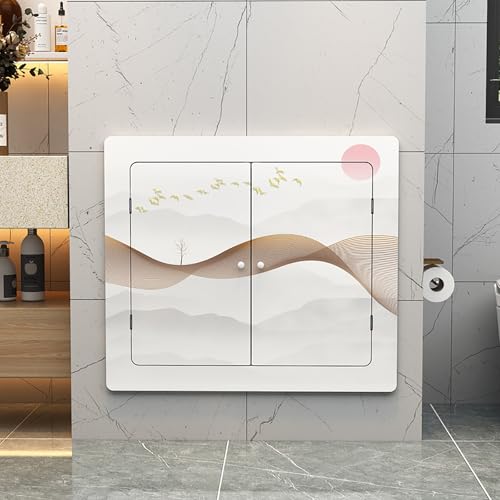 Estante para radiador de 2 puertas cubreradiador decorativo de salon L70xH7 2