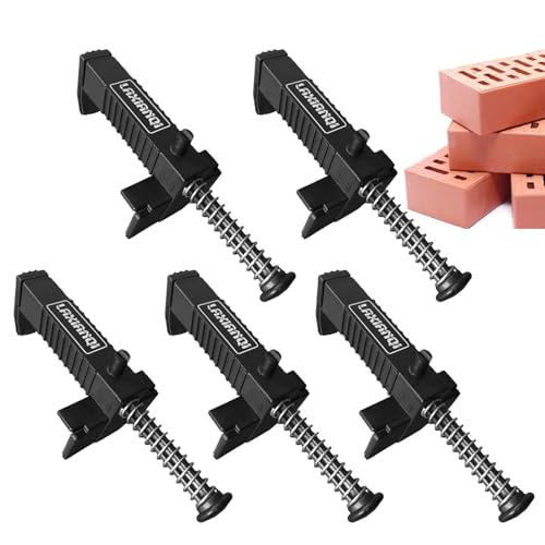 Strumenti per la posa di -linBlocks per muratura, livellamento 'estrattore della fodera del mattone | Accessorio di ingegneria per utensili di misura, Morsetti per rivestimento in