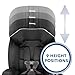 Harmony Defender 360 MAX with SIP Harnessed Booster Seat 3-in-1 Combination Deluxe Car Seat, Machine Washable Cover, for Children 26.5–120 lbs., 27–57 in - Black