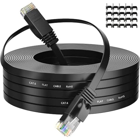 Cable Ethernet 20m Cat 6 Plano MEIPEK Cover