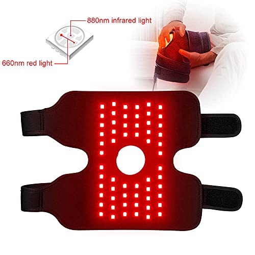 Dgyao Red Light & Infrared Light Therapy Belt For Knee Elbow Joint Pain Relief Flexible Wearable Wrap Deep Therapy Pad With Auto Off Timer #TOP2