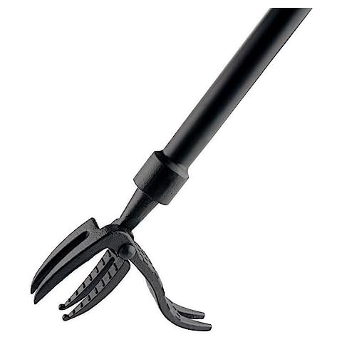 DMDMBSR Weed Puller Tool, Stand Up Weed Puller Long Handle Removable Steel Tube, Manual Weeders Easily Remove Dandelion Root Tool Gardening Patio Yard (Black) Cover
