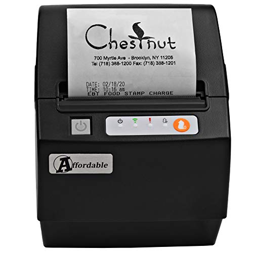 Mini POS Thermal Desktop and Mobile Portable Receipt Printer - Compatible with Wide Range of Point of Sale Systems - Thumbnail 3
