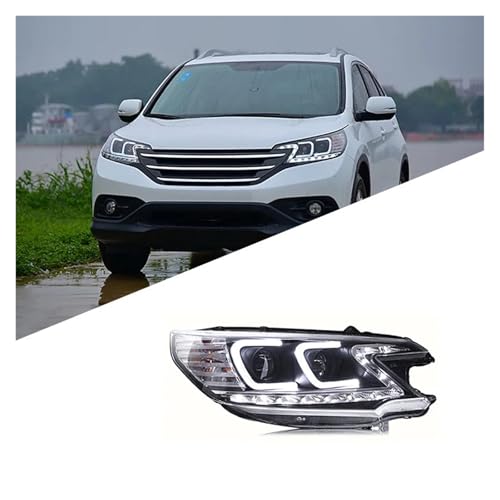 Faros delanteros Honda CRV 2012 luces antiniebla DRL intermitentes y kit de freno plug and play 6